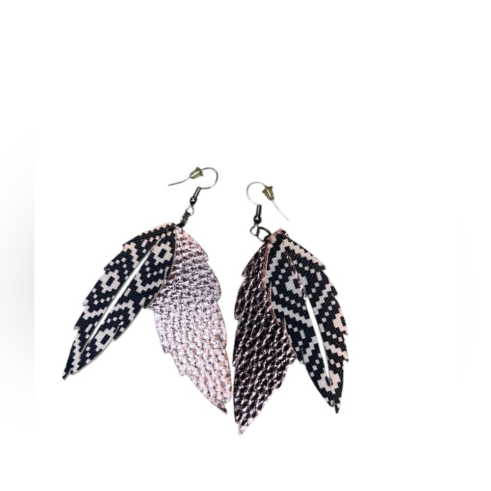 Wasted Fun 🤩 faux leather earrings